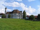 Grossansicht in neuem Fenster: Wieskirche im Pfaffenwinkel, Bild von Pahu aus Wikipedia Grossansicht in neuem Fenster: Wieskirche im Pfaffenwinkel, Bild von Pahu aus Wikipedia
